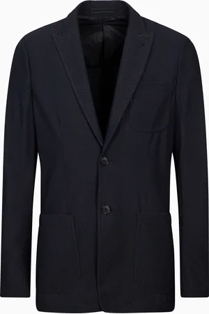 Giorgio Armani Chaqueta de abotonadura sencilla Icon de gofrado t??cnico