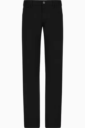 Giorgio Armani Pantalones regular fit de cinco bolsillos de algod??n el??stico