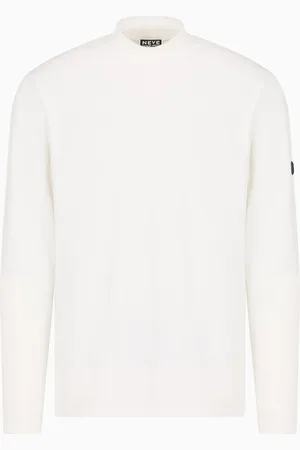 Giorgio Armani Jersey de cuello chimenea en chenilla Neve