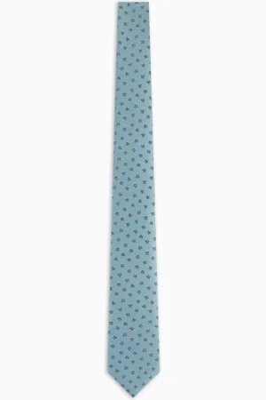 Giorgio Armani Corbata de seda pura con rayas de tejido jacquard