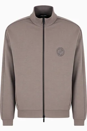 Giorgio Armani Sudadera tipo c??rdigan de algod??n y cachemira