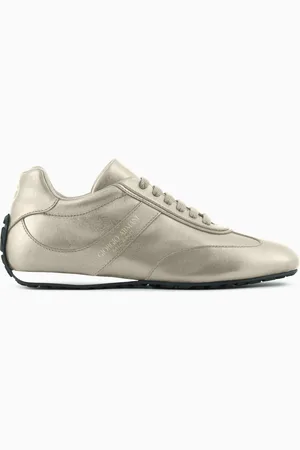 Giorgio Armani Deportivas de piel laminada