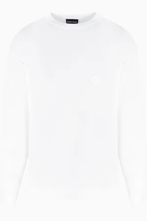 Giorgio Armani Sudadera de cuello redondo en viscosa