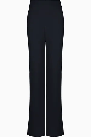 Giorgio Armani Pantalones de corte holgado de seda
