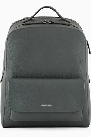 Giorgio Armani Mochila de piel redonda