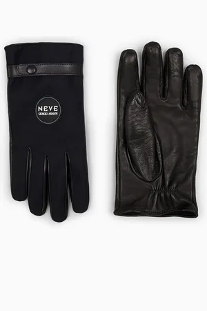 Giorgio Armani Guantes de napa y nailon t??cnico Neve