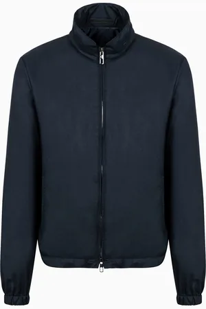 Giorgio Armani Cazadora Icon de gabardina de mezcla de cachemir
