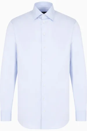 Giorgio Armani Camisa cl??sica regular fit de algod??n