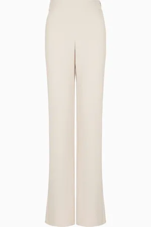Giorgio Armani Pantalones de corte holgado de seda