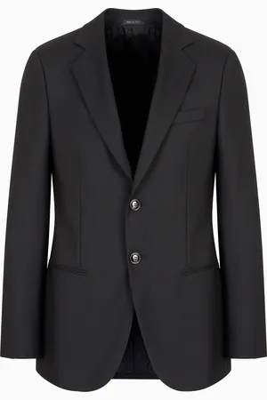 Giorgio Armani Chaqueta de abotonadura sencilla l??nea George de cachemir