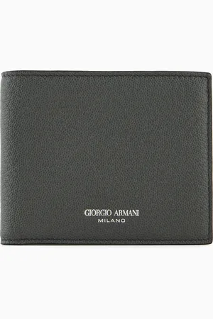 Giorgio Armani Cartera plegable de piel