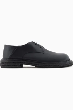 Giorgio Armani Zapatos derby de napa