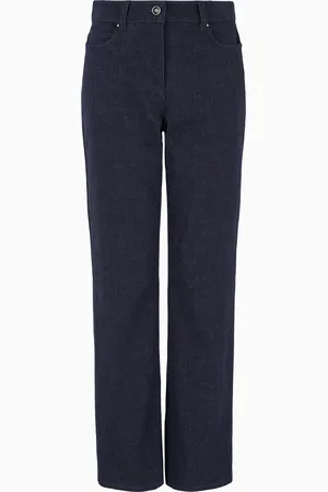 Giorgio Armani Pantalones de cinco bolsillos en denim de algod??n, viscosa y l??rex de la colecci??n Denim