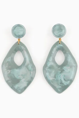 Giorgio Armani Pendientes de clip con colgantes efecto n??car