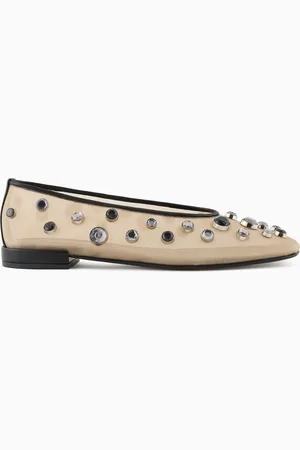 Giorgio Armani Bailarinas de malla y strass engastado x 10 Corso Como