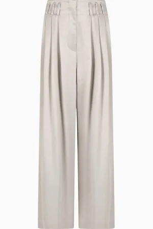 Giorgio Armani Pantalones amplios de viscosa y cupro