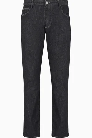 Giorgio Armani Pantalones cinco bolsillos regular fit de algod??n y cachemir