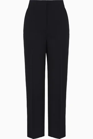 Giorgio Armani Pantalones en faya de seda con estampado degradado