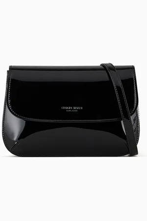 Giorgio Armani Minibolso con bandolera la Prima de charol