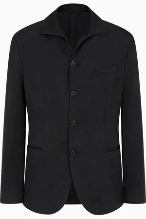 Giorgio Armani Chaqueta de abotonadura sencilla en seda lavada cannet??