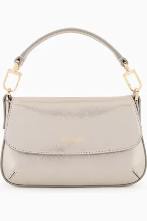Giorgio Armani Bolso la Prima Soft tama??o mini de nobuk brillante