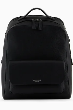 Giorgio Armani Mochila de piel redonda
