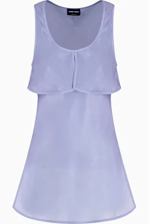 Giorgio Armani Top en tejido brillante