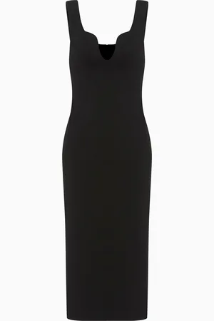 Giorgio Armani Vestido de tubo en punto de viscosa t??cnica