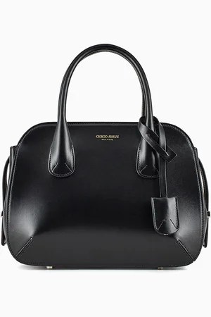 Giorgio Armani Bolso ba??l la Prima tama??o peque??o de piel graneada