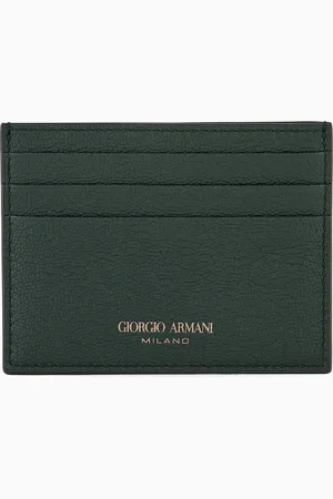 Giorgio Armani Tarjetero de piel