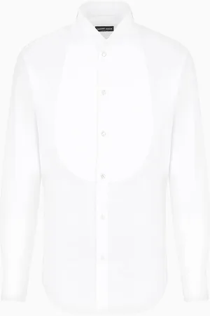 Giorgio Armani Camisa esmoquin Icon de popelina de algod??n