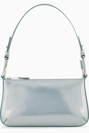 Giorgio Armani Bolso bandolera peque??o la Prima de nobuk brillante