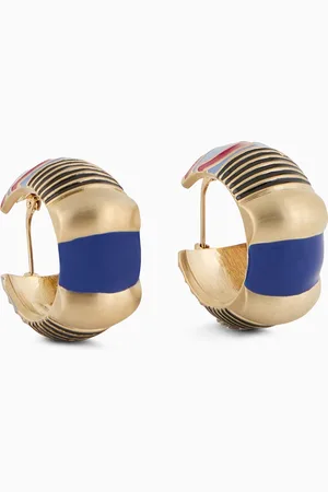 Giorgio Armani Pendientes de metal esmaltado