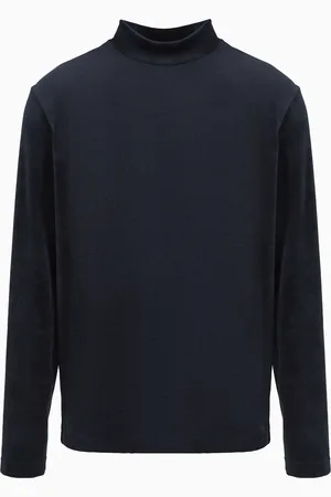 Giorgio Armani Jersey de cuello chimenea en chenilla Neve
