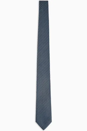 Giorgio Armani Corbata de seda pura con motivo geom??trico en tejido jacquard