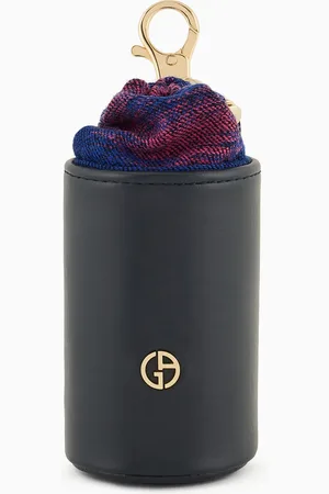 Giorgio Armani Poldo x leather bag holder