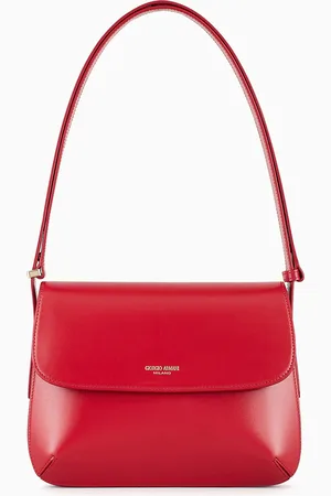 Giorgio Armani Bolso la Prima tama??o mediano de piel graneada