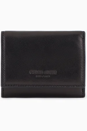 Giorgio Armani Cartera tipo tr??ptico de napa