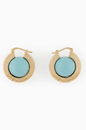 Giorgio Armani Pendientes de metal con esfera de resina