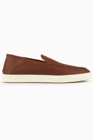 Giorgio Armani Zapatos sin cordones Galleria??3 de napa