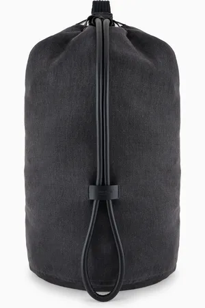 Giorgio Armani Mochila en tela de lino