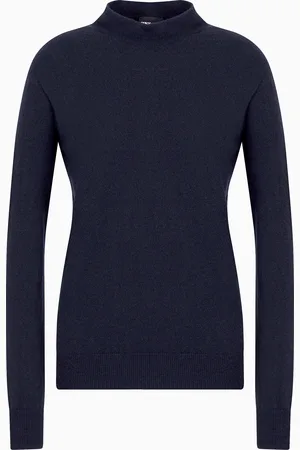 Giorgio Armani Jersey de cuello chimenea en cachemir puro