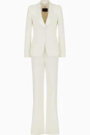 Giorgio Armani Traje de mujer en crep?? de seda pura