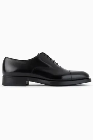 Giorgio Armani Oxford de piel degradada