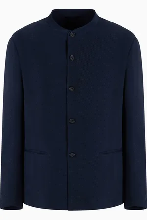 Giorgio Armani Chaqueta de abotonadura sencilla de cupro y viscosa