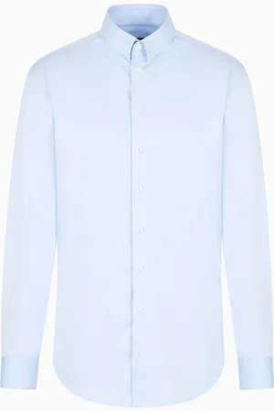 Giorgio Armani Camisa de sarga de algod??n