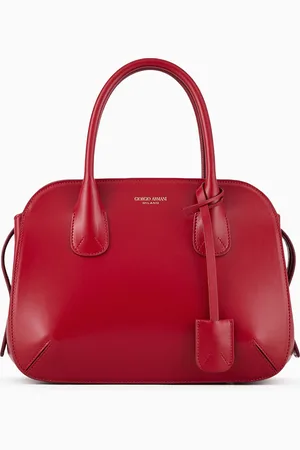 Giorgio Armani Bolso ba??l la Prima tama??o peque??o de piel graneada