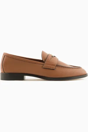 Giorgio Armani Mocasines en piel de ciervo