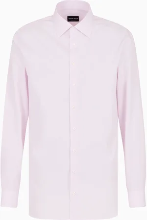 Giorgio Armani Camisa regular fit en algod??n de m??xima calidad con rayas