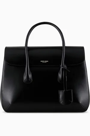 Giorgio Armani Bolso ba??l la Prima tama??o grande de piel graneada